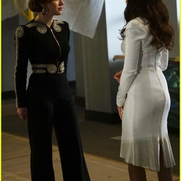 TOM FORD Couture Vintage Original Gold Zip Dress in Ivory - NEW - XS / IT38 - Picture 6 of 14